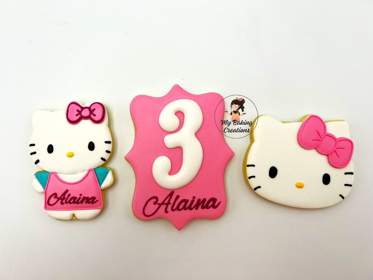 Hello Kitty themed cookies